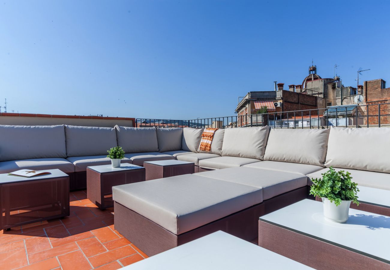 Apartment in Barcelona - DELUXE, central, boho, views, 3 bedrooms