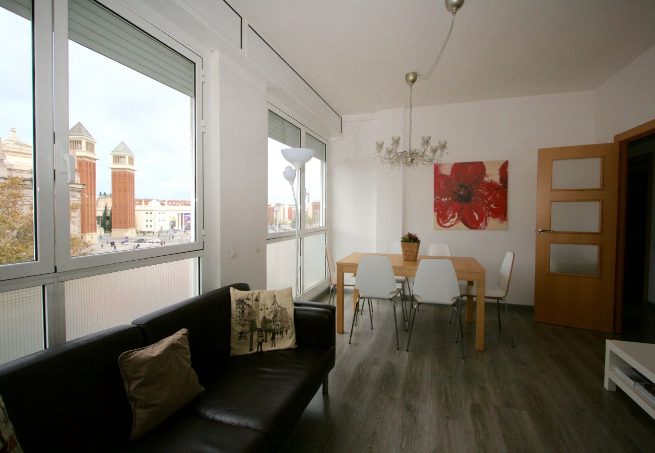 Apartamento en Barcelona - PLAZA ESPAÑA DELUXE, light, views.