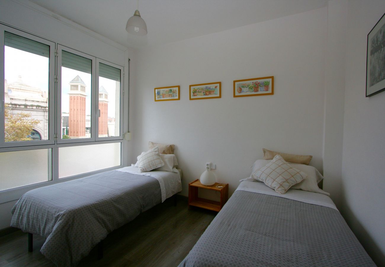 Apartamento en Barcelona - PLAZA ESPAÑA DELUXE, light, views.