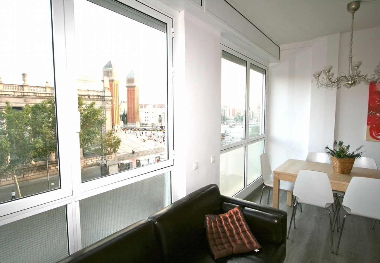 Apartamento en Barcelona - PLAZA ESPAÑA DELUXE, light, views.