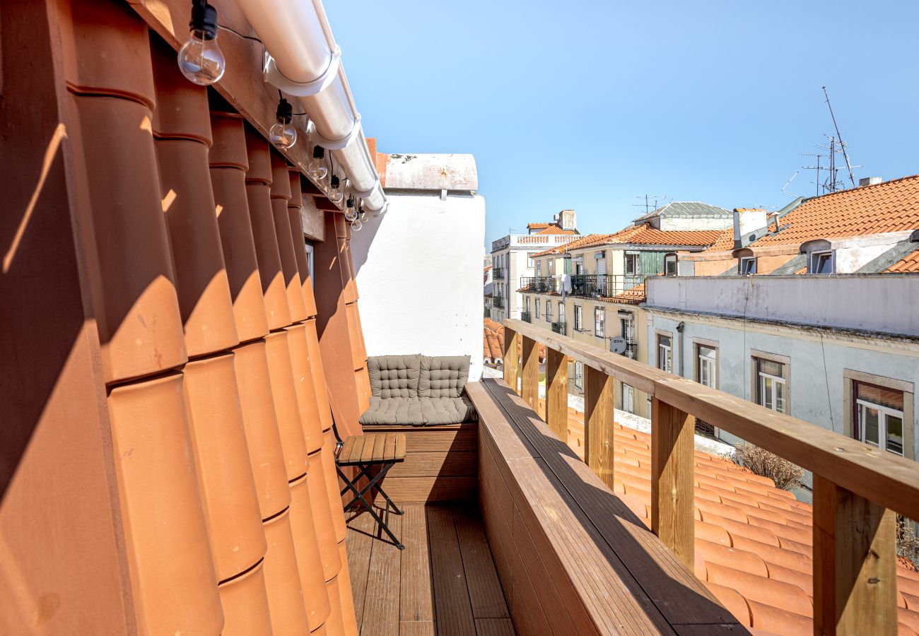 Appartement à Lisbonne - BAIRRO ALTO ROOFTOP WITH BALCONY AND VIEW